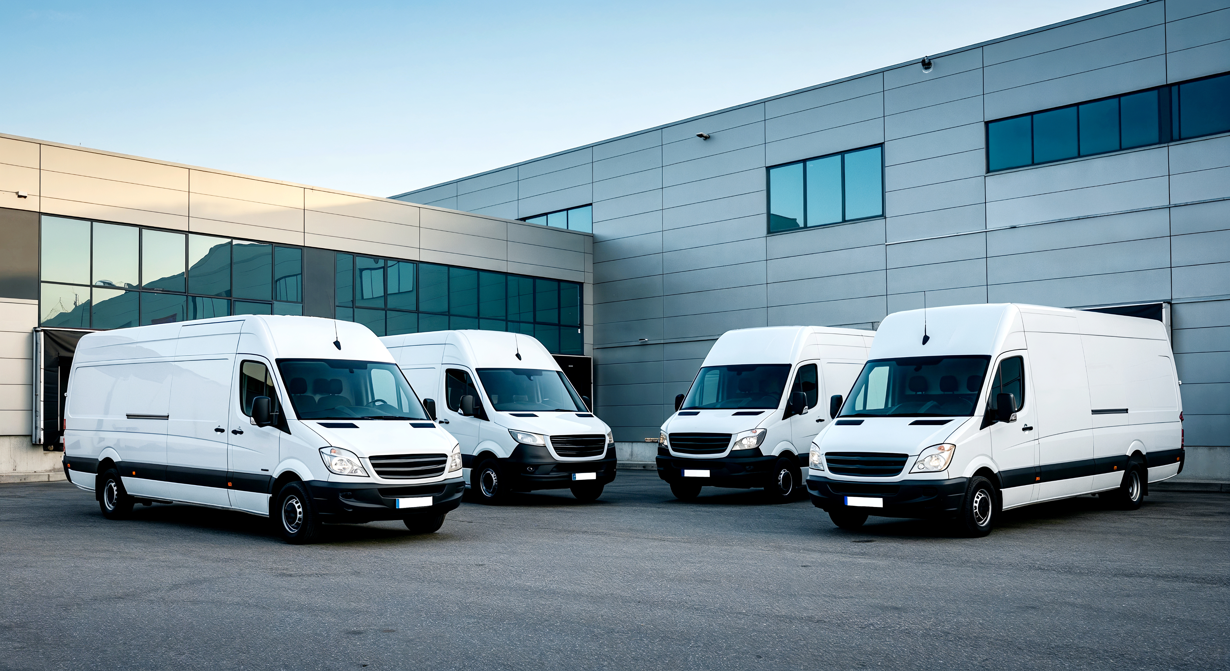 Delivery trucks